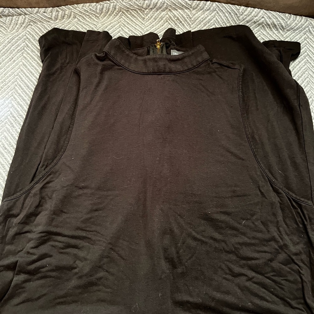 Olive green knee length dress size large